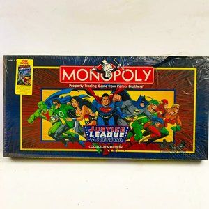 Vintage Monopoly Justice League of America Collector's Edition Board Game New‎